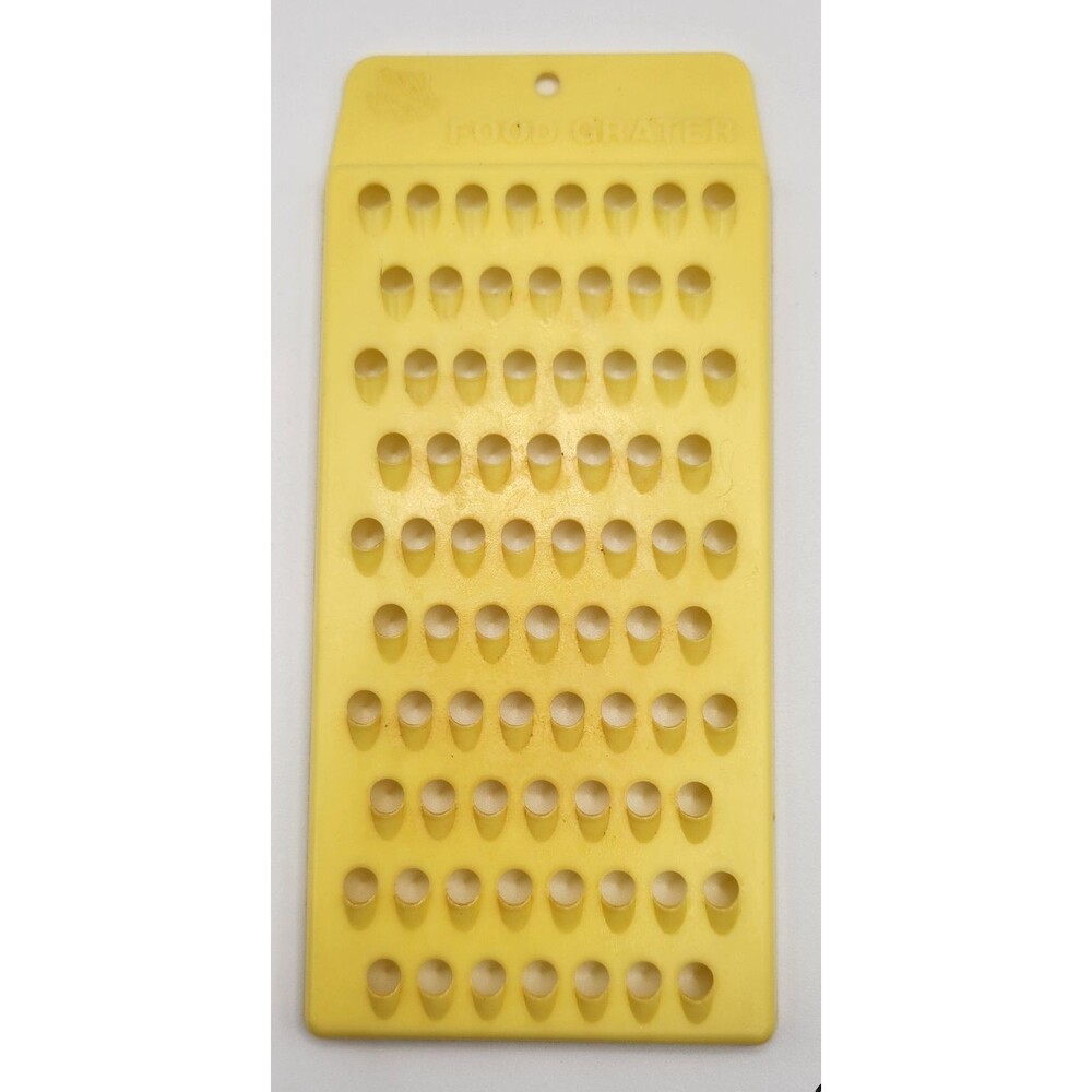 Vtg Esso Gas Station Yellow Plastic 6" x 2.5" Food Grater Promo Prop Display